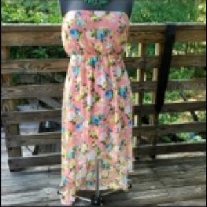 Super super cute strapless low/high summer 🍒